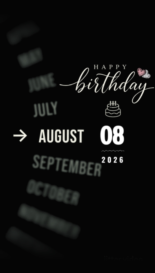 HBD BABY 08 AUGUST