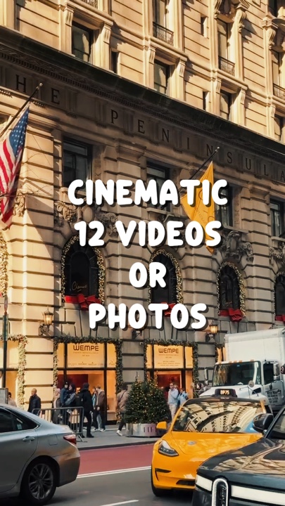 12 VÍDEOS CINEMÁTICOS