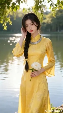 Ghép ảnh áo dài