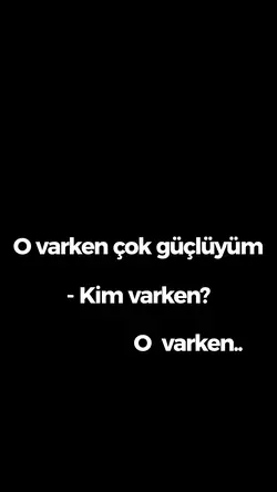 Çok Güçlüyüm ..