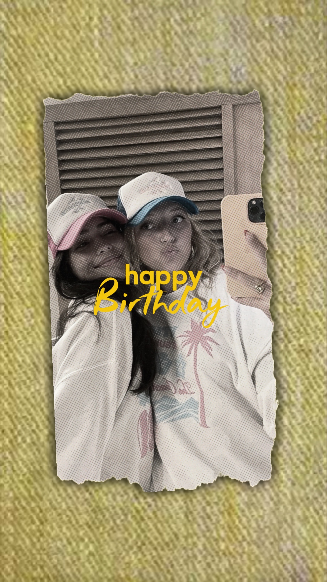Feliz aniversário bff