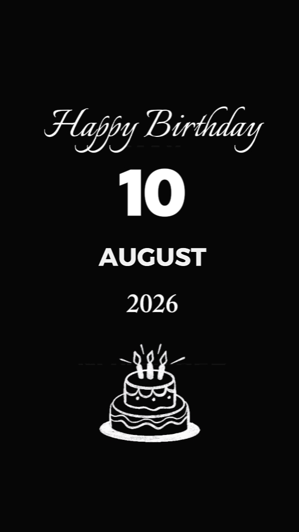 HBDY BABY 10 AUGUST