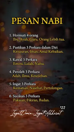pesan nabi