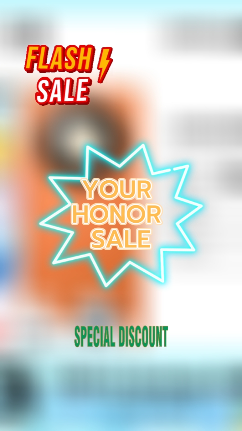 Flash sale for HONOR