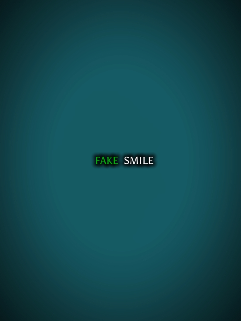 Sonrisa falsa / real 