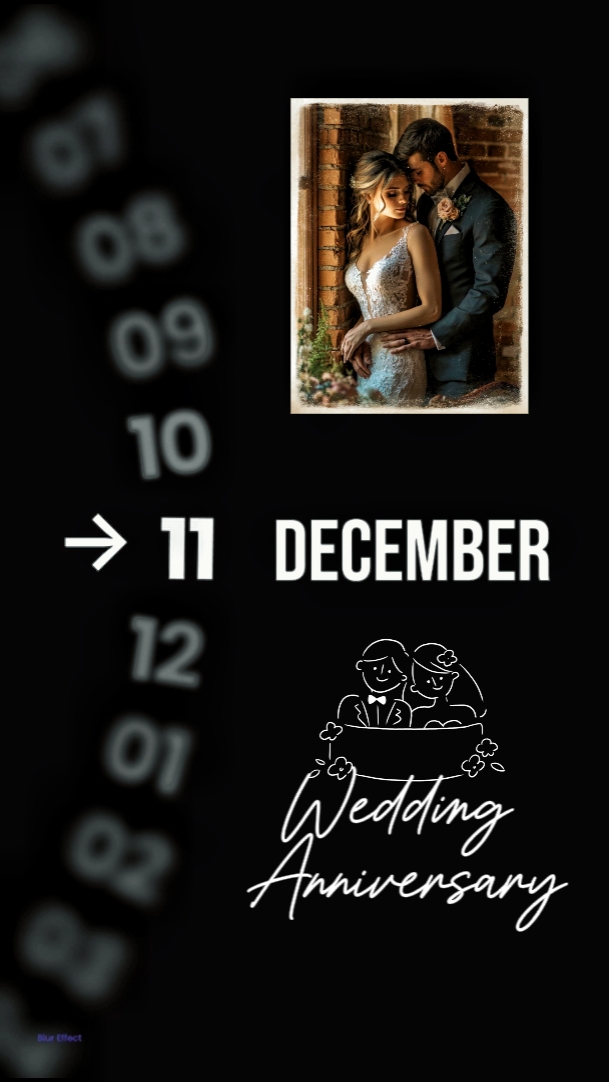 Aniversario de boda 11 de diciembre