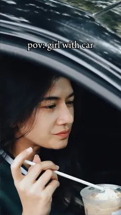 pov : girl with car