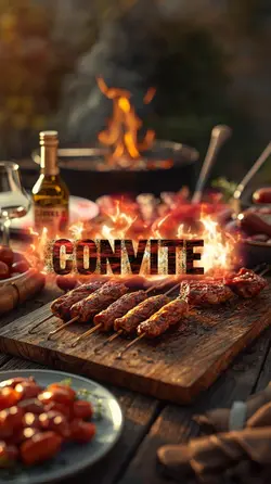 Convite Churrasco 