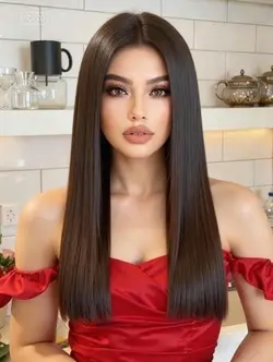 Straight Hair Effect