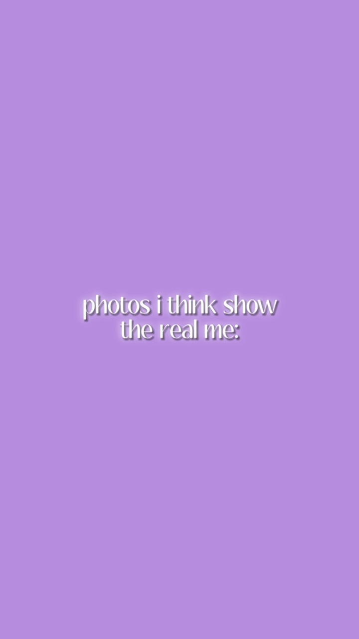 THE REAL ME😁