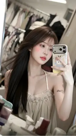 AI chụp trước gương