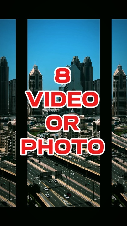 8 video veya fotoğraf