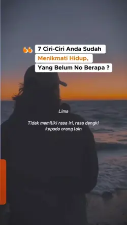 Ciri-Ciri Anda Sudah