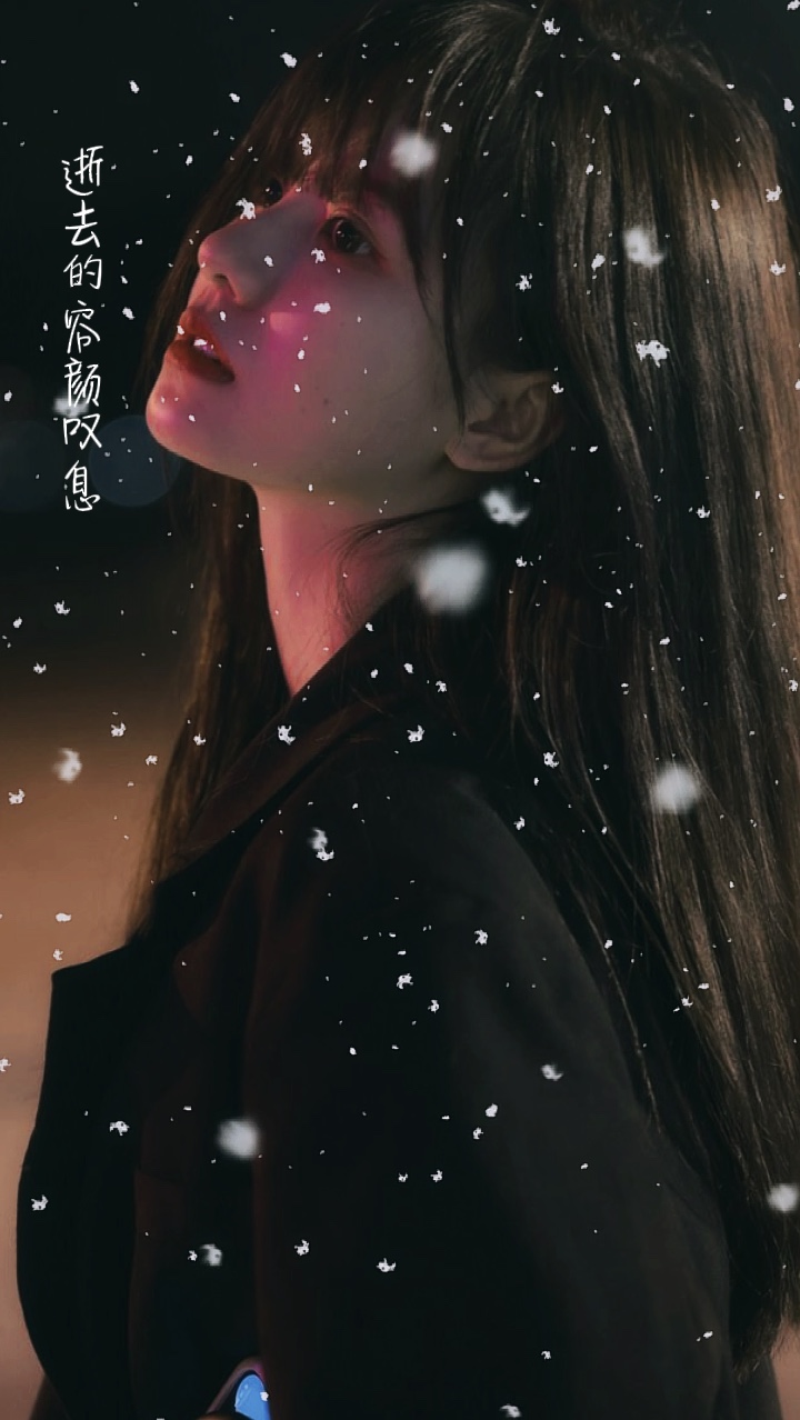 Mẫu ảnh tuyết rơi