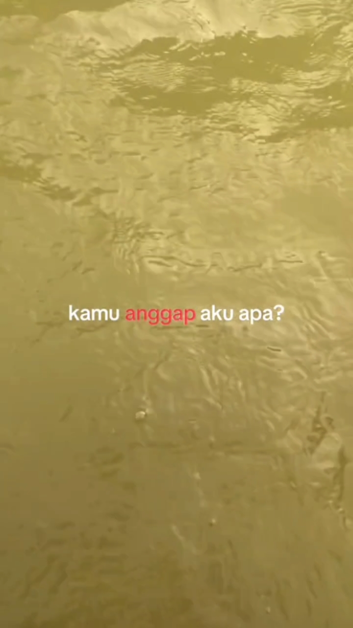 kamu anggap aku