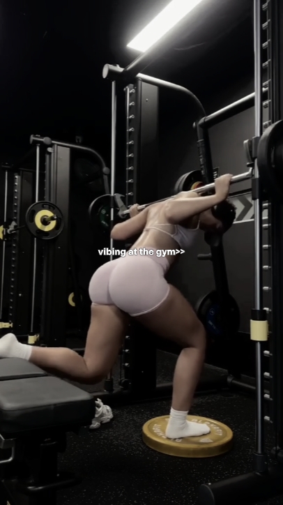 vibing at the gym
