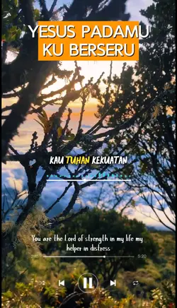 Yesus padamu kuberse