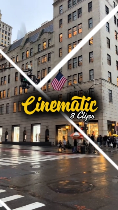 8 Cinematic Clips