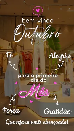 Bem-vindo Outubro 