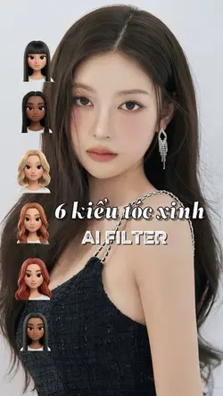 Mẫu thay tóc xinh