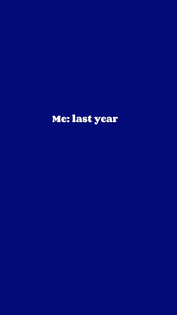 Me last year 