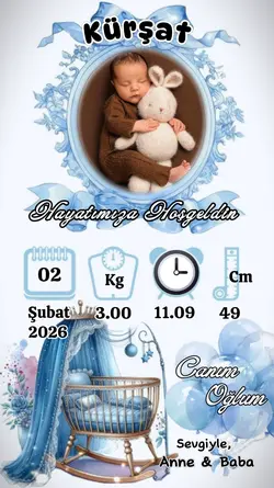 Hoşgeldin bebeğim 