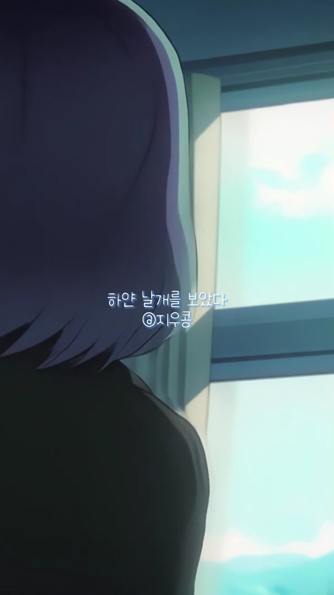 하얀 날개를 보았다