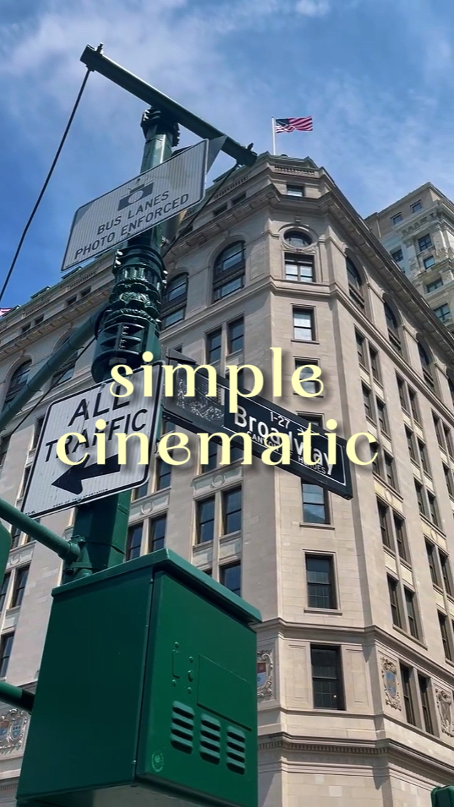 simple cinematic 