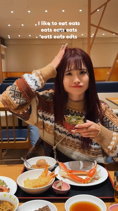 I like to eat eat