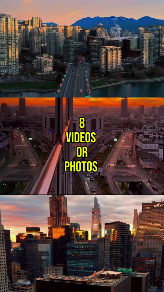 8 VIDEOS OR PHOTOS 