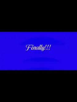 Finally!