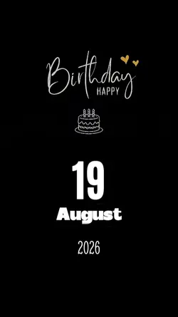 Hbd 19 august 2026