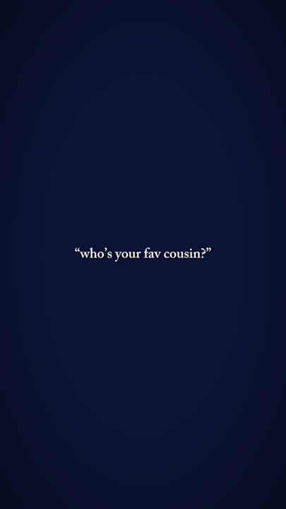 cousin préféré