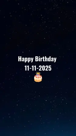 HBD 11 NOVEMBER 