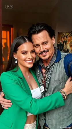 selfie Johny Depp ai