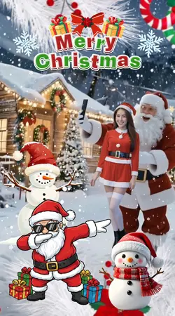 ถ่ายรูปกับลุงซานต้า