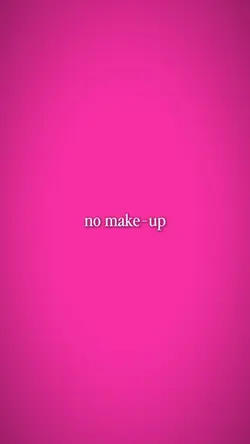 no make up