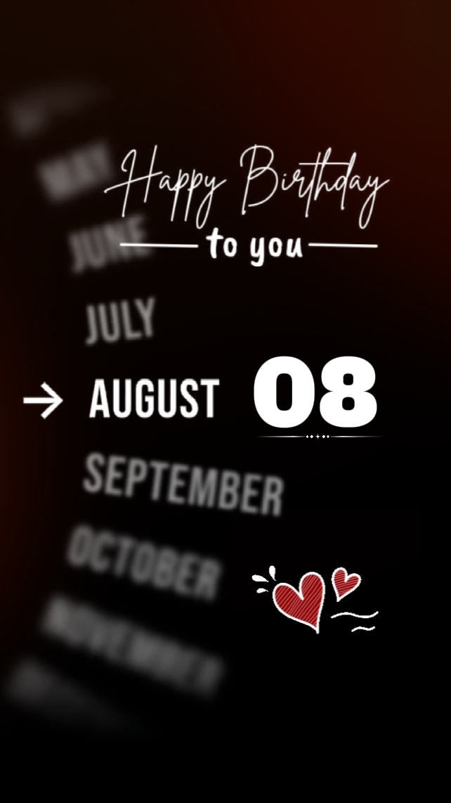 Birthday 08 August 