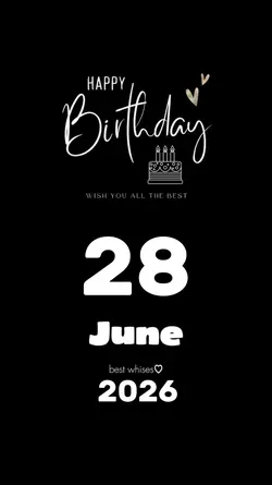 Hbd 28 June 2026 