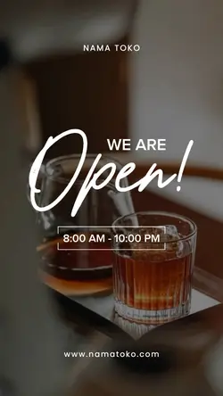 story : we are open