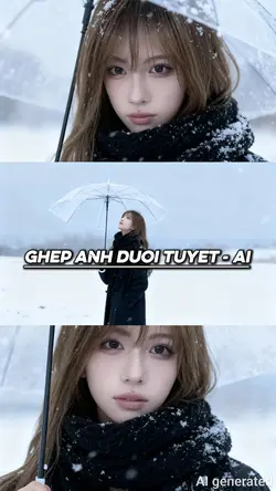 Ghép Ảnh Dưới Tuyết