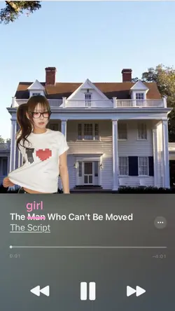 The Man/Girl moved