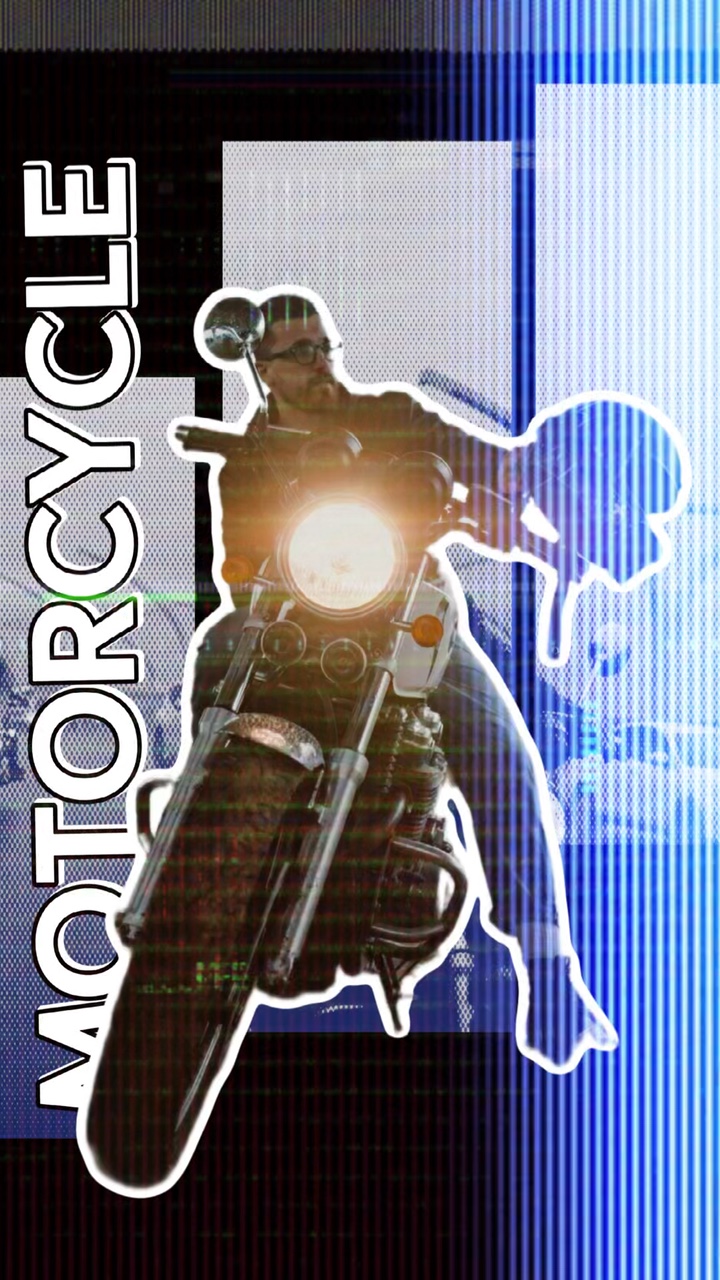 Plantilla de motocicleta