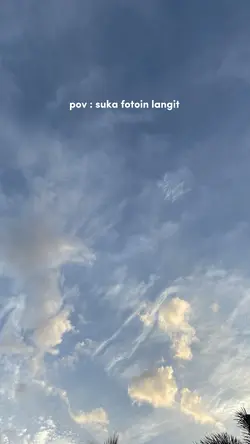 POV foto langit