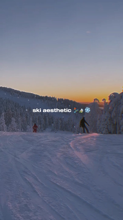 Ski-Ästhetik ⛷️🏔️❄️