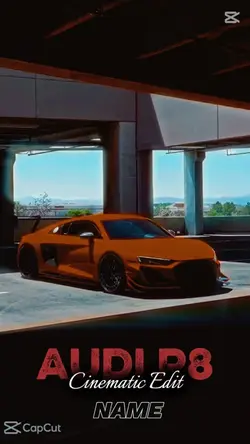 Audi R8 edit