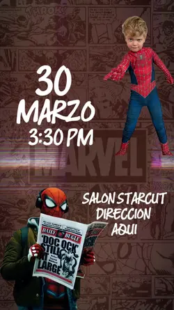 Invitacion Spiderman