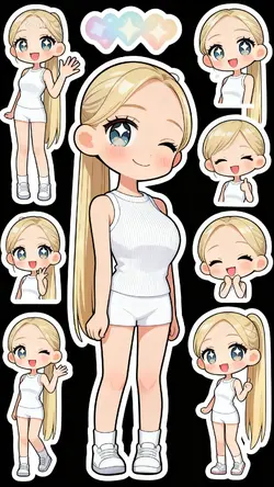 Chibi sticker ai 