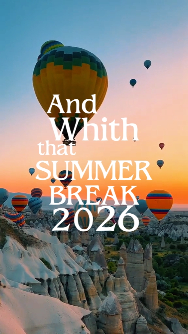SOMMERPAUSE 2026