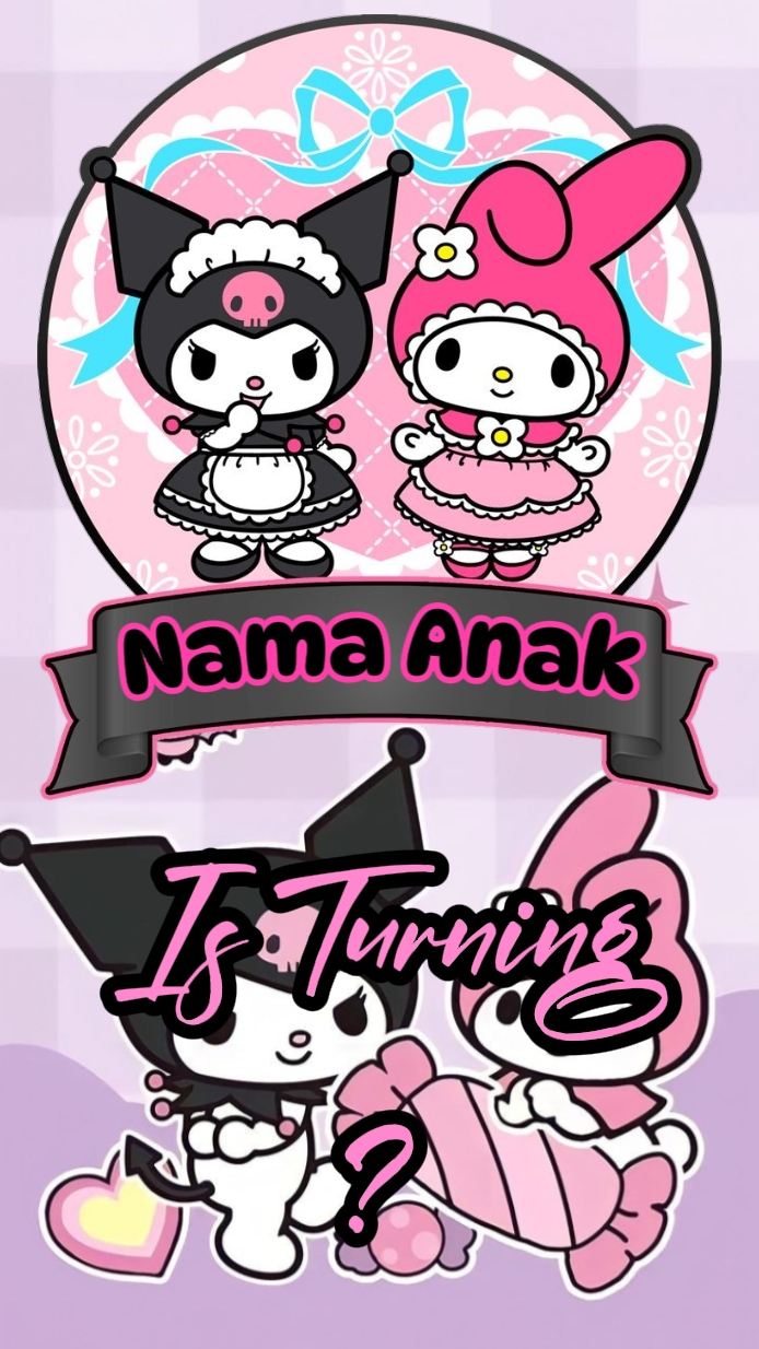 Kuromi ve Melodi HBD